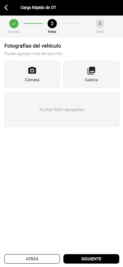 Paso 2 - Cargar fotos